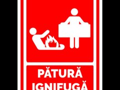 Semn pentru patura ignifuga